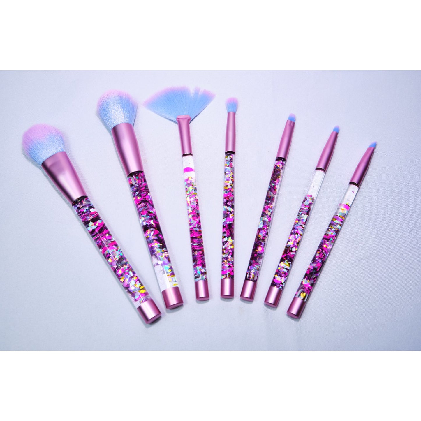 Glitzy Glam 7-Pc Makeup Brush Set