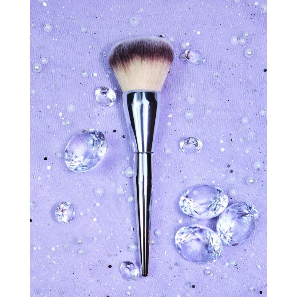 Silver Large Powder Brush